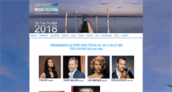 Desktop Screenshot of capferretmusicfestival.com