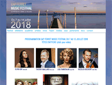 Tablet Screenshot of capferretmusicfestival.com